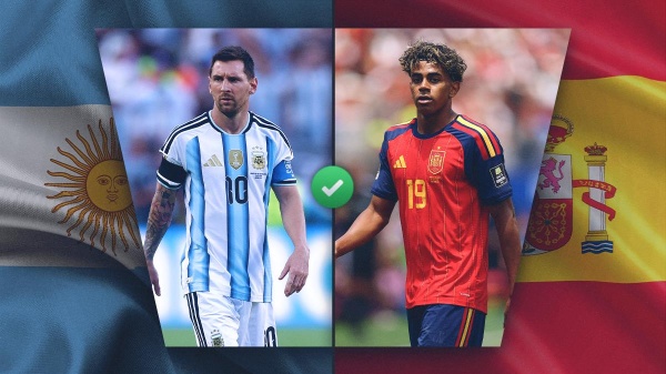 13 قناة مجانية تنقل مباراة الأرجنتين وإسبانيا اليوم في نهائي كأس العالم 13 قناة مجانية تنقل مباراة الأرجنتين وإسبانيا اليوم في نهائي كأس العالم