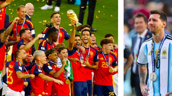 بعد نهائي كأس العالم إقامة مباراة جديدة بين الأرجنتين وإسبانيا بعد نهائي كأس العالم إقامة مباراة جديدة بين الأرجنتين وإسبانيا