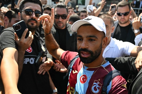 تأثير محمد صلاح إذاعة مباريات طرابزون سبور في 40 دولة