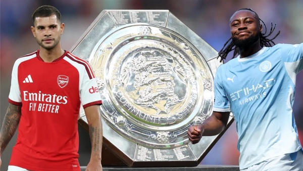 موعد والقناة الناقلة لمباراة مانشستر سيتي وآرسنال اليوم في كأس الدرع الخيرية والمعلق موعد والقناة الناقلة لمباراة مانشستر سيتي وآرسنال اليوم في كأس الدرع الخيرية والمعلق