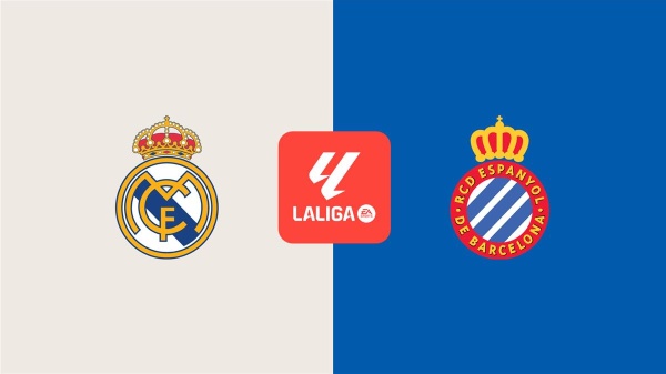 موعد والقناة الناقلة لمباراة ريال مدريد وإسبانيول اليوم في الدوري الإسباني والمعلق موعد والقناة الناقلة لمباراة ريال مدريد وإسبانيول اليوم في الدوري الإسباني والمعلق