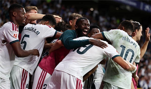 رجل مباراة ريال مدريد وإسبانيول في الدوري الإسباني رجل مباراة ريال مدريد وإسبانيول في الدوري الإسباني