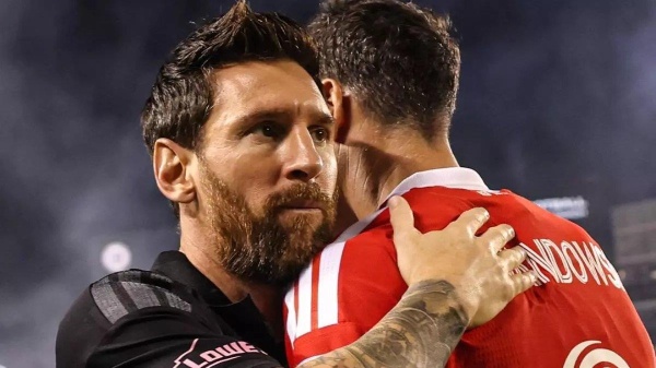 فيديو أسيست ميسي وهدف ليفاندوفسكي التعادل الإيجابي يحسم مواجهة إنتر ميامي وشيكاغو فاير