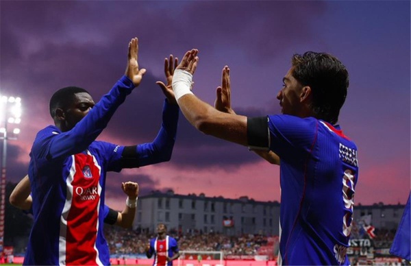 فيديو فيران توريس يقود باريس سان جيرمان لفوزه الأول بالدوري الفرنسي أمام بريست فيديو فيران توريس يقود باريس سان جيرمان لفوزه الأول بالدوري الفرنسي أمام بريست