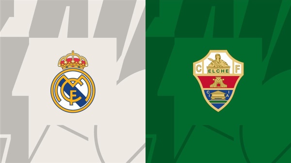 موعد والقناة الناقلة لمباراة ريال مدريد وإلتشي اليوم في الدوري الإسباني والمعلق