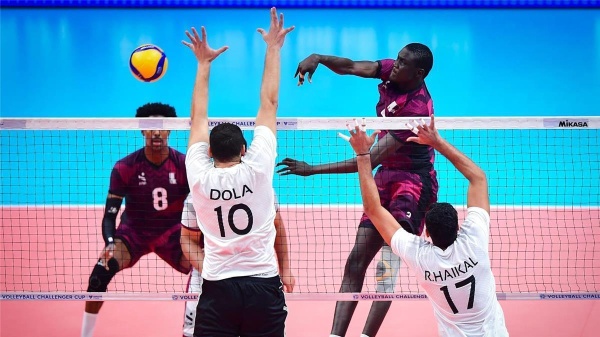 منتخب مصر يهزم غانا في منافسات تحديد المراكز ببطولة إفريقيا لرجال الطائرة