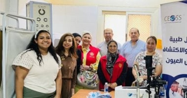 الهيئة القبطية الإنجيلية تنفذ قافلة طبية للكشف المبكر عن أمراض العيون بالأسمرات