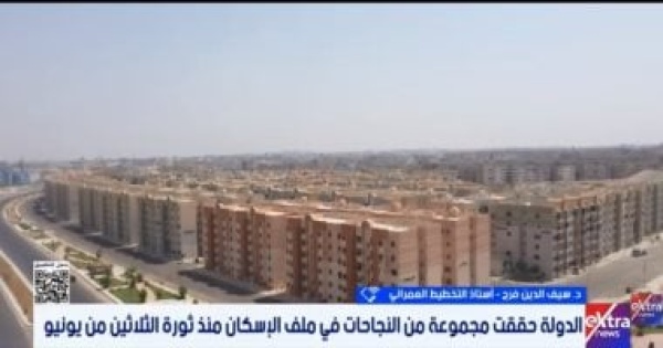 أستاذ تخطيط عمراني رقعة مصر العمرانية تضاعفت لتسجل نسبة 14