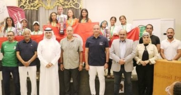 مصر تتوج بصدارة الناشئين وتونس تحصد المركز الأول للناشئات بالبطولة العربية للتنس