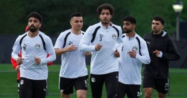 منتخب مصر يواصل تدريباته الشاقة استعدادا لمواجهة أستراليا صور