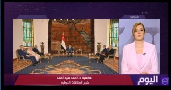 خبير لقاء الرئيس السيسي بوزراء خارجية المجموعة الرباعية يدعم سلام المنطقة