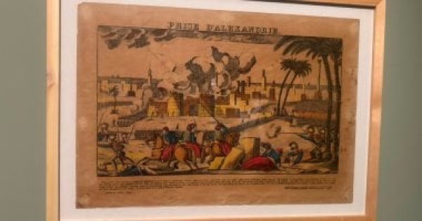 شاهد لوحة الهجوم الفرنسى على الإسكندرية فى معرض صورة مصر شاهد لوحة الهجوم الفرنسى على الإسكندرية فى معرض صورة مصر
