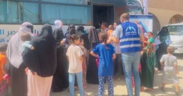 راعي مصر عضو التحالف الوطني تشارك فى تنفيذ أولى قوافل المرحلة الثالثة من مبادرة إيد واحدة