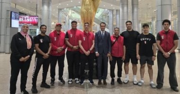 وزارة الشباب والرياضة تستقبل أبطال ألعاب القوى بعد مشاركتهم في بطولة العالم وزارة الشباب والرياضة تستقبل أبطال ألعاب القوى بعد مشاركتهم في بطولة العالم