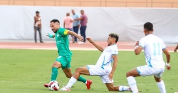 منتخب السويس بتروجت يتقدم على المصرى 1 0 فى الشوط الأول بالدورى