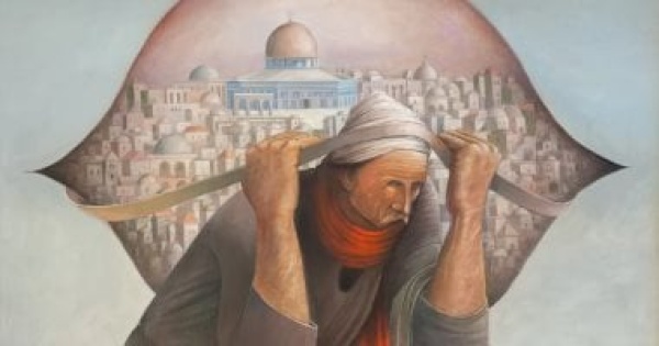 جمل المحامل أشهر لوحات الفنان الفلسطينى الراحل سليمان منصور جمل المحامل أشهر لوحات الفنان الفلسطينى الراحل سليمان منصور
