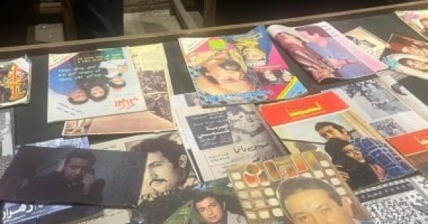 افتتاح معرض حضرة المحترم نور الشريف بسينما راديو بحضور صناع السينما صور