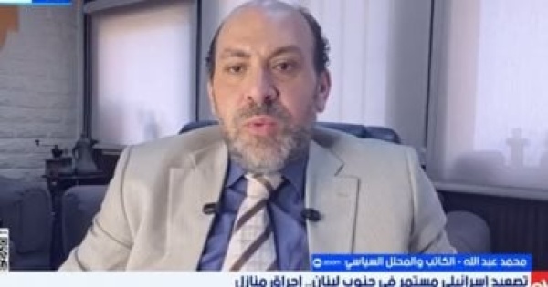 باحث سياسى نتنياهو يشعل جبهة لبنان لخدمة أهدافه الانتخابية باحث سياسى نتنياهو يشعل جبهة لبنان لخدمة أهدافه الانتخابية