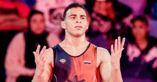 محمد القاسم يضمن الميدالية الثالثة لمصر بالمصارعة فى دورة ألعاب المتوسط 2026 محمد القاسم يضمن الميدالية الثالثة لمصر بالمصارعة فى دورة ألعاب المتوسط 2026