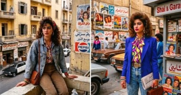 تريند الثمانينيات من غير ai إزاى تلبسى الاستايل دا فى 2026