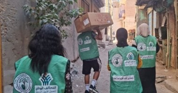 توزيع 4 آلاف وجبة ساخنة على ألف مستفيد بالبحيرة ضمن حملة إيد واحدة توزيع 4 آلاف وجبة ساخنة على ألف مستفيد بالبحيرة ضمن حملة إيد واحدة