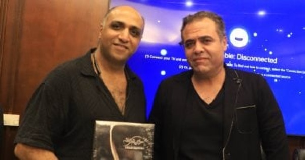 وائل السمرى بحفل إطلاق كتاب بين الواقعية والتجريد عصام درويش نحات الروح وائل السمرى بحفل إطلاق كتاب بين الواقعية والتجريد عصام درويش نحات الروح