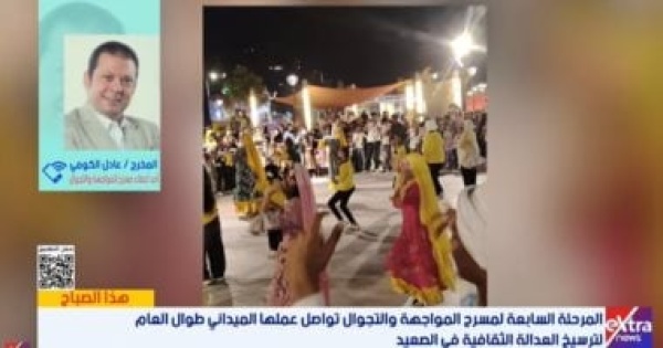 مخرج مسرح المواجهة والتجوال 15 ألف مشاهد في 5 قرى خلال أسبوع مخرج مسرح المواجهة والتجوال 15 ألف مشاهد في 5 قرى خلال أسبوع