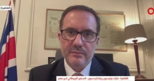 سفير بريطانيا بالقاهرة مصر شريك أساسي في الحفاظ على فرص حل الدولتين