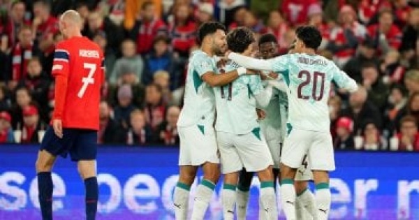 النرويج ضد البرتغال جواو فيليكس يتقدم 1 0 في الشوط الأول فيديو