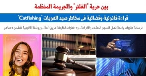 بين حرية الفلتر والجريمة المنظمة قراءة قانونية فى مخاطر صيد الهويات