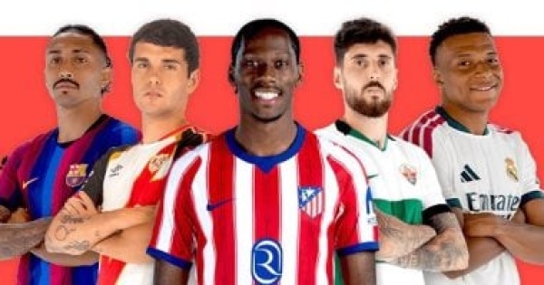 رافينيا ينافس مبابي على جائزة الأفضل في شهر سبتمبر بالدوري الإسباني