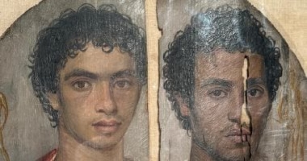 لوحة الأخوين من وجوه اليوم هل الشخصان المرسومان أخوان بالفعل