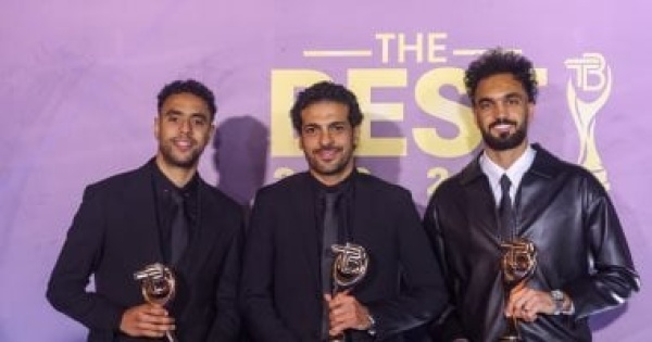 بيراميدز يحصد 3 جوائز فى حفل the best 2026 بيراميدز يحصد 3 جوائز فى حفل the best 2026