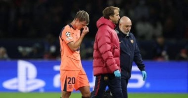 ضربة قبل الكلاسيكو برشلونة يعلن تشخيص إصابة أولمو وغيابه لمدة شهر ضربة قبل الكلاسيكو برشلونة يعلن تشخيص إصابة أولمو وغيابه لمدة شهر
