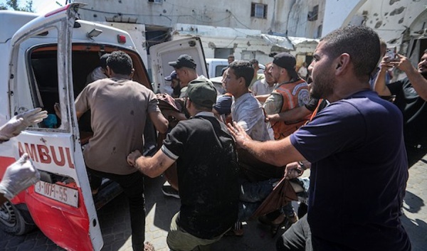 مجزرة في غزة 10 شهداء و15 جريحا بقصف الاحتلال مقر شرطة البلديات