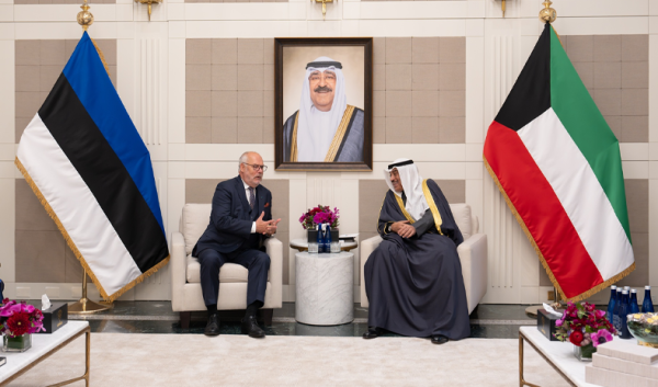ممثل سمو الأمير يلتقي رئيس إستونيا ورئيس الدورة الـ81 للجمعية العامة للأمم المتحدة ممثل سمو الأمير يلتقي رئيس إستونيا ورئيس الدورة الـ81 للجمعية العامة للأمم المتحدة