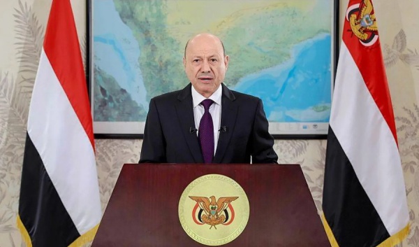 رئيس مجلس القيادة الرئاسي اليمني ندعو الشعب إلى التعبئة العامة والنفير الوطني