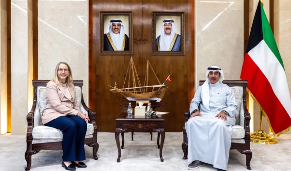 المشعان يبحث مع مديرة إدارة الشرق الأوسط بوزارة خارجية هولندا آخر المستجدات المشعان يبحث مع مديرة إدارة الشرق الأوسط بوزارة خارجية هولندا آخر المستجدات