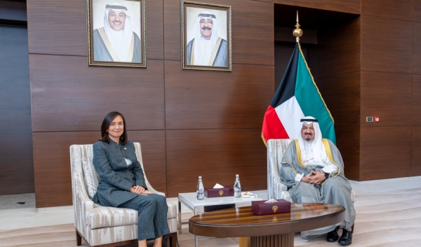 رئيس الوزراء يستقبل ممثلة الأمين العام للأمم المتحدة