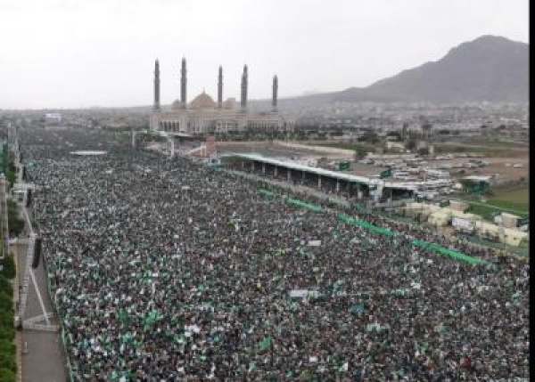 صنعاء إحتشاد مليوني احتفاء بالمولد النبوي الشريف