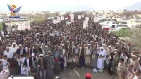 مسيرات كبرى بمحافظة صعدة في جمعة التحذير والنفير مسيرات كبرى بمحافظة صعدة في جمعة التحذير والنفير
