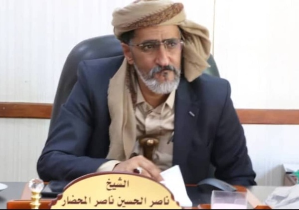 صنعاء نائب وزير الإدارة والتنمية المحلية الشيخ ناصر المحضار ويجدد الدعوة لأبناء المحافظات المحتلة بعدم السماح الزج بأبنائهم خدمة للأطماع السعودية صنعاء نائب وزير الإدارة والتنمية المحلية الشيخ ناصر المحضار ويجدد الدعوة لأبناء المحافظات المحتلة بعدم السماح الزج بأبنائهم خدمة للأطماع السعودية