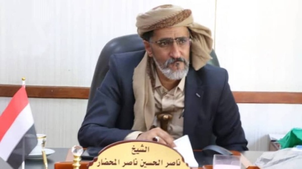 تصريح لشيخ المحضار يدعو أبناء المحافظات الجنوبية والشرقية إلى توجيه البوصلة نحو العدو السعودي