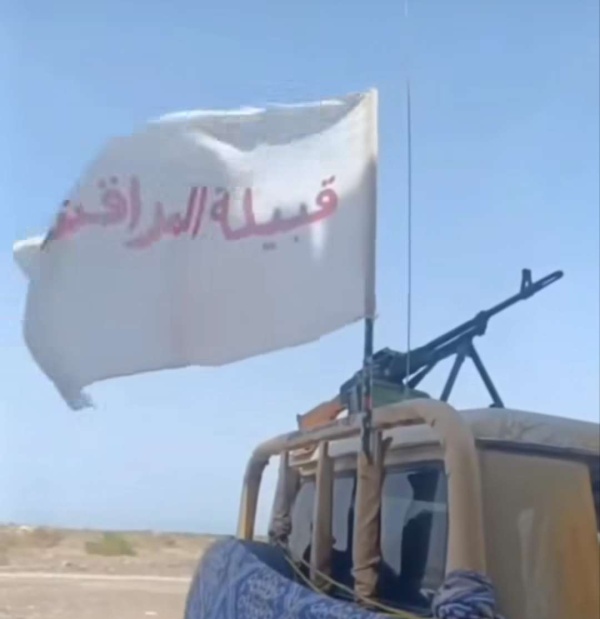 طلائع قبيلة المراقشة تغادر أبين استجابة لدعوة النكف في الجوف