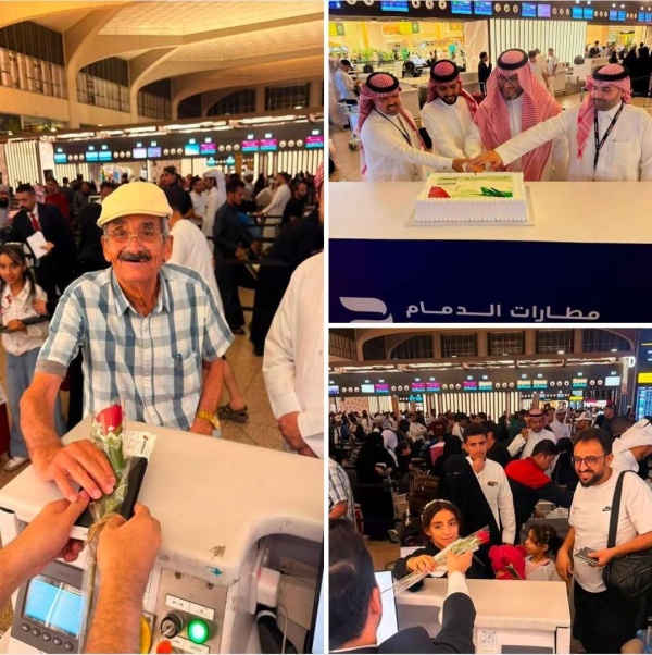 بالورود والكيكة طيران عدن تحتفي بمسافري أولى رحلاتها بين الدمام وعدن بالورود والكيكة طيران عدن تحتفي بمسافري أولى رحلاتها بين الدمام وعدن