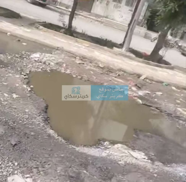 طريق حيوي تحت رحمة طفح المجاري وسط غياب المعالجات