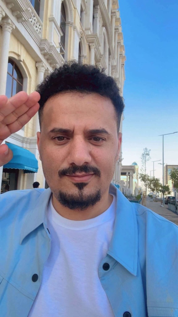 بعد حملة الحوثيين أحمد الجيشي يظهر من الرياض برسالة مقتضبة