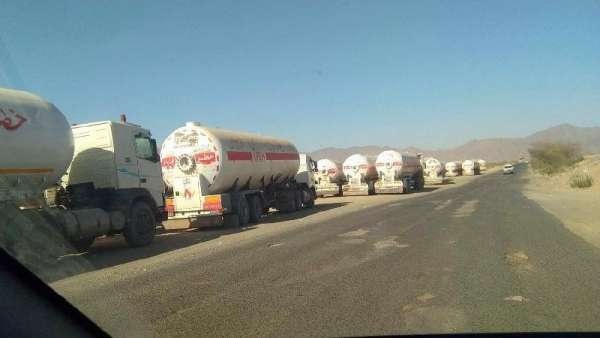 انفراجة مرتقبة عشرات شاحنات الغاز في طريقها إلى عدن