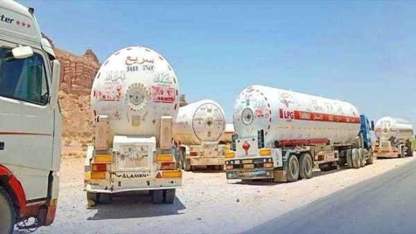 عاجل توقف امدادات الغاز بعدن بسبب مأرب