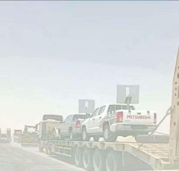 عاجل اول الصور لوصول تعزيزات عسكرية سعودية الى مأرب